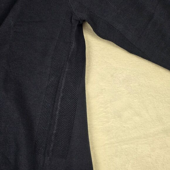 AG Adriano Green Label Men Navy V-Neck Sweater Rayon Blend Medium Vented Panels - Picture 9 of 13